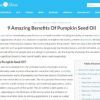 Nine amazing benefits of Austrian Pumpkin Seeds Oil
