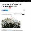 The Charm of Austrian Styrian Pumpkin Seeds Oil